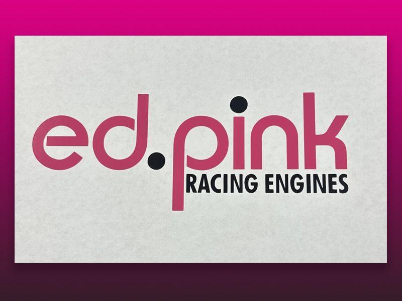 Original Ed Pink Decal